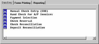 Accounts Payable Manual Check Entry (COD)
