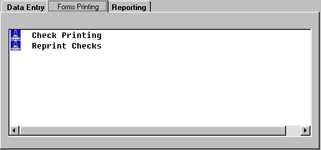 Accounts Payable Check Printing
