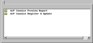 Invoice Report Selector
