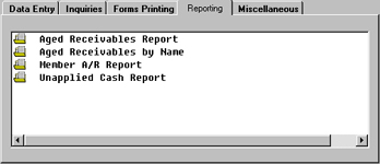 AR Reporting