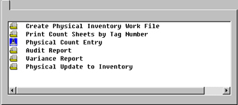 Physical Inventory