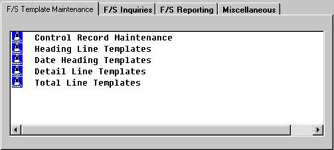 Financial Statement Selector
