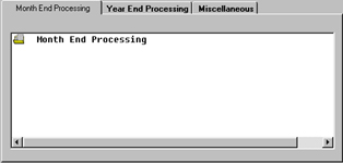 Month End Processing