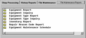 EMM File Maintenance Reports