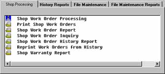 EMM Shop Processing
