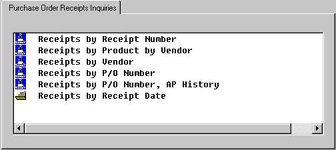 PO Receipts By Receipt Number