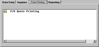 PO Quote Printing
