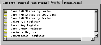 PO Reporting