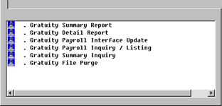 Gratuity Processing
