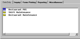 Restaurant Data Entry