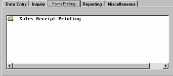 Snack Bar Forms Printing